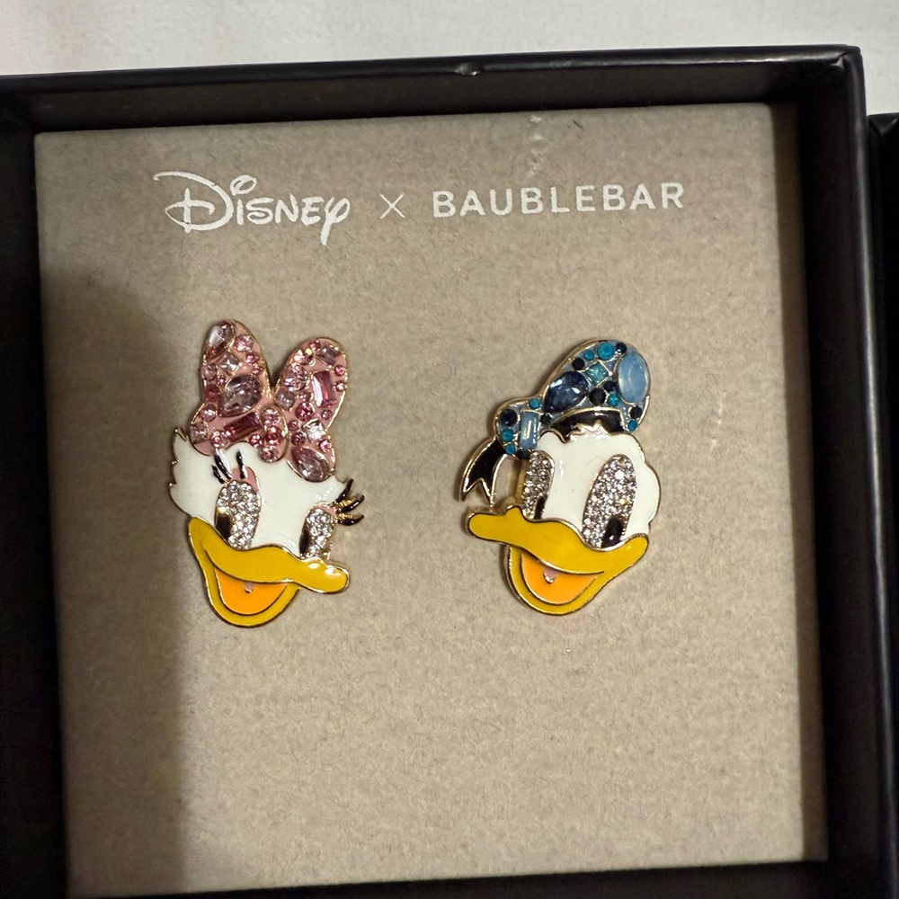 BaubleBar Disney Character Earrings - Pink and Blue